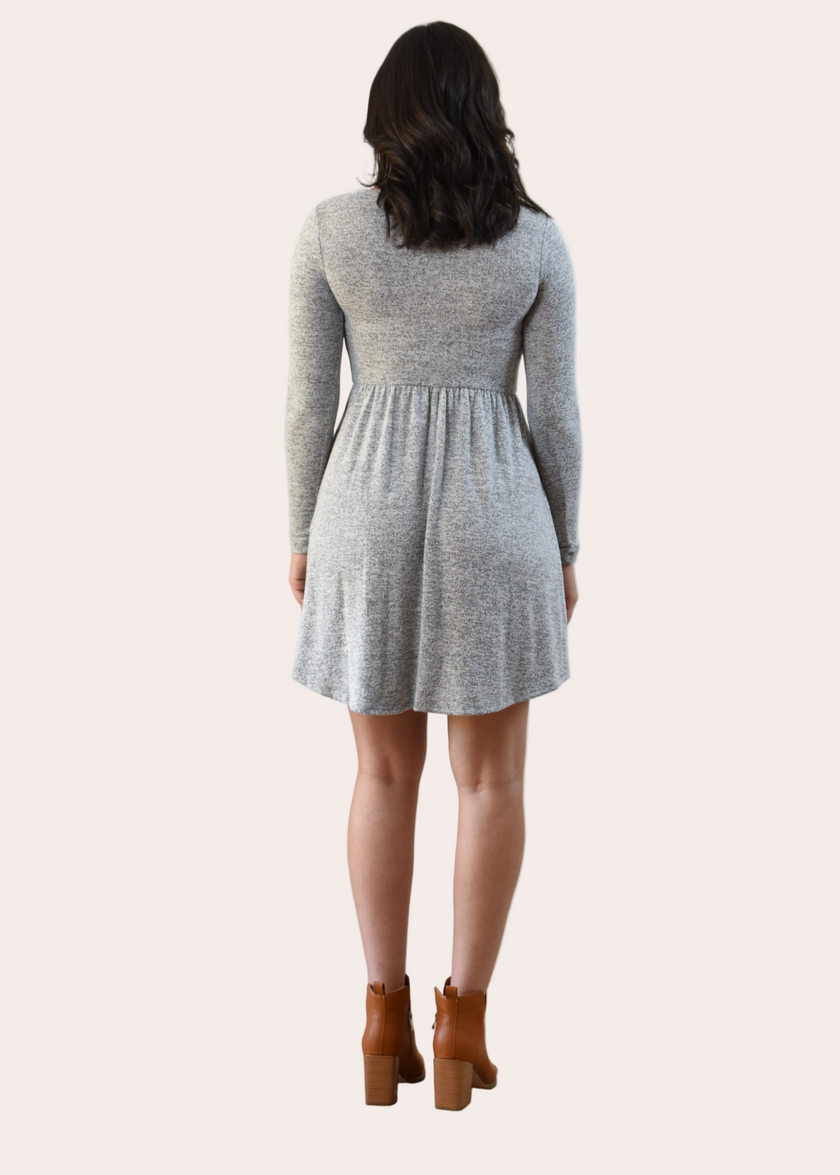 Silver Mist Knit Dress