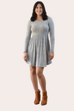 Silver Mist Knit Dress