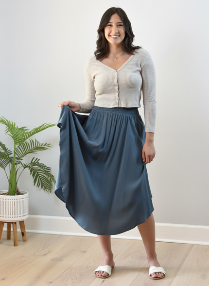 Haven Smocked Skirt