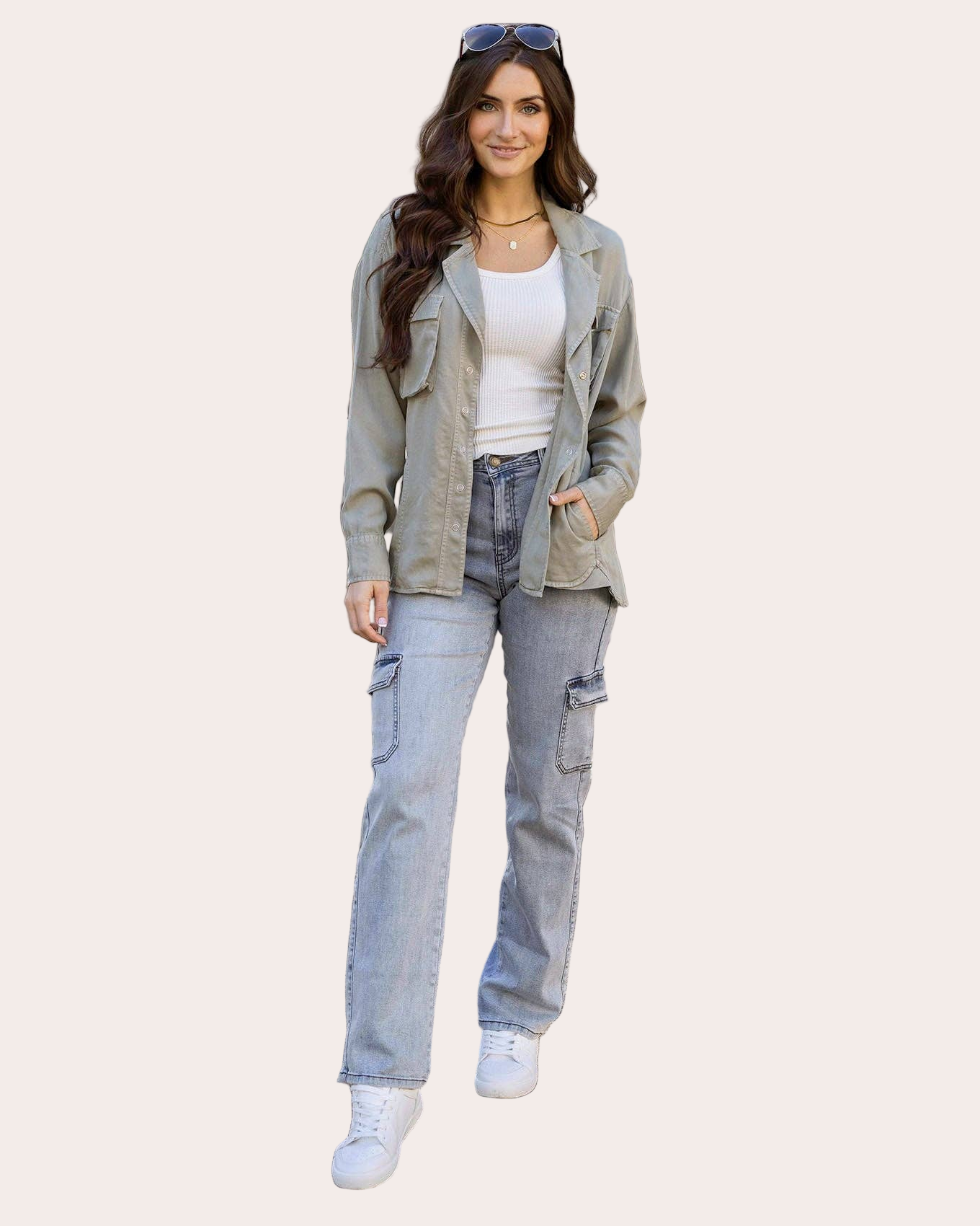 Soft Wash Cargo Jeans