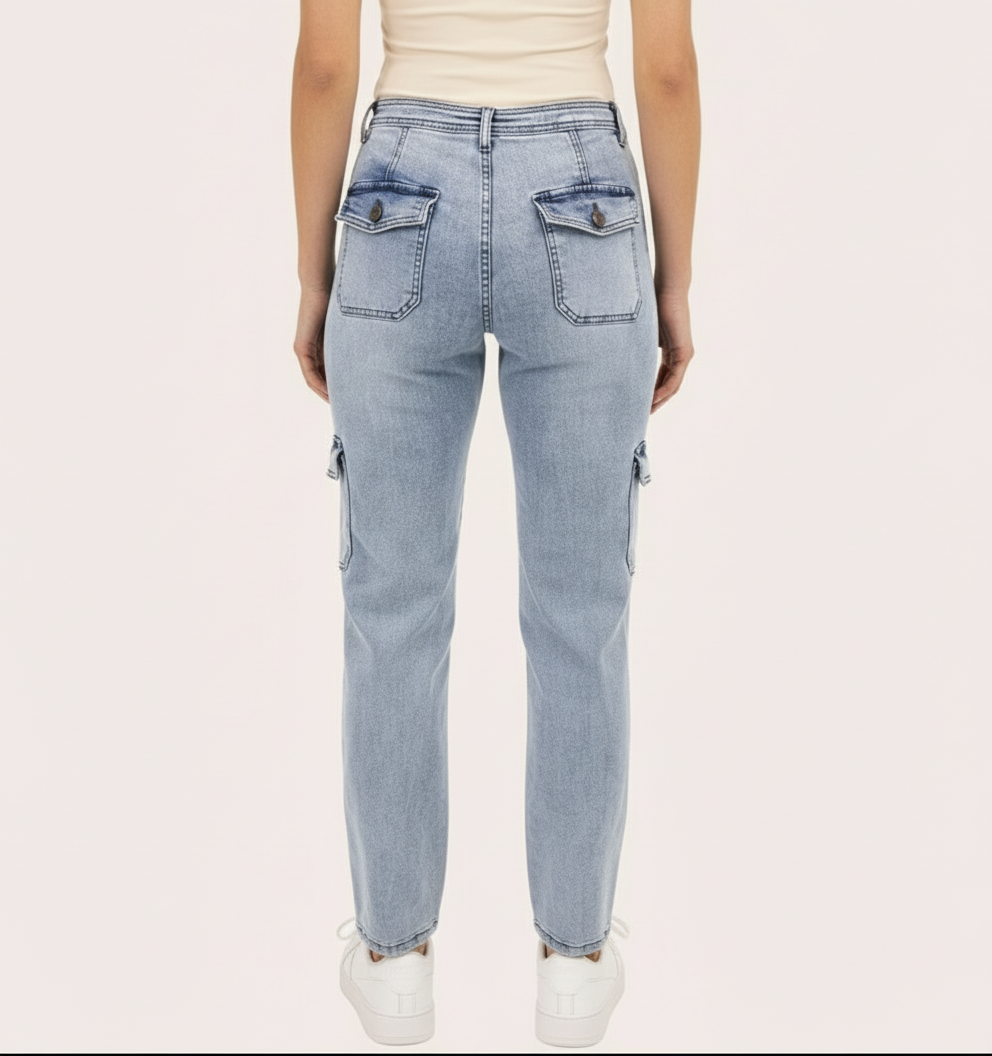 Soft Wash Cargo Jeans