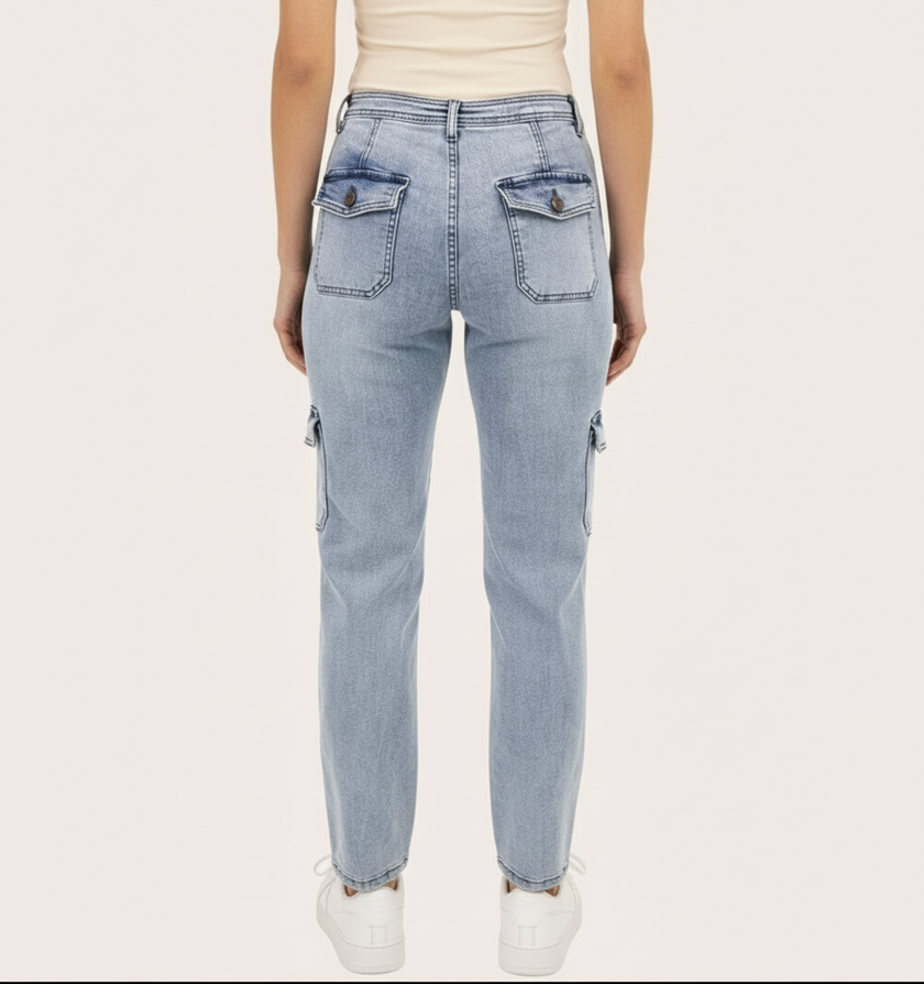 Soft Wash Cargo Jeans