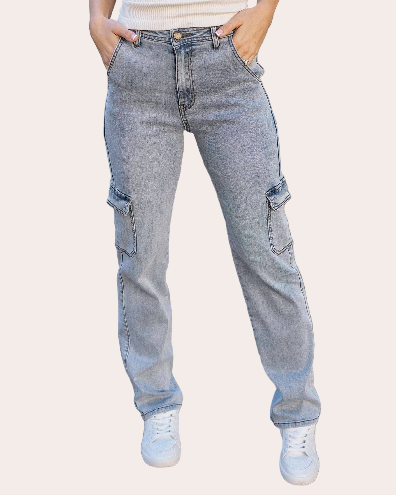 Soft Wash Cargo Jeans