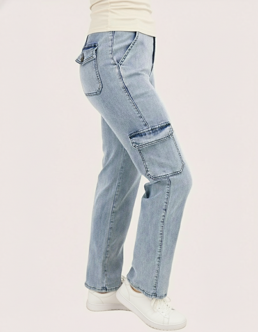 Soft Wash Cargo Jeans